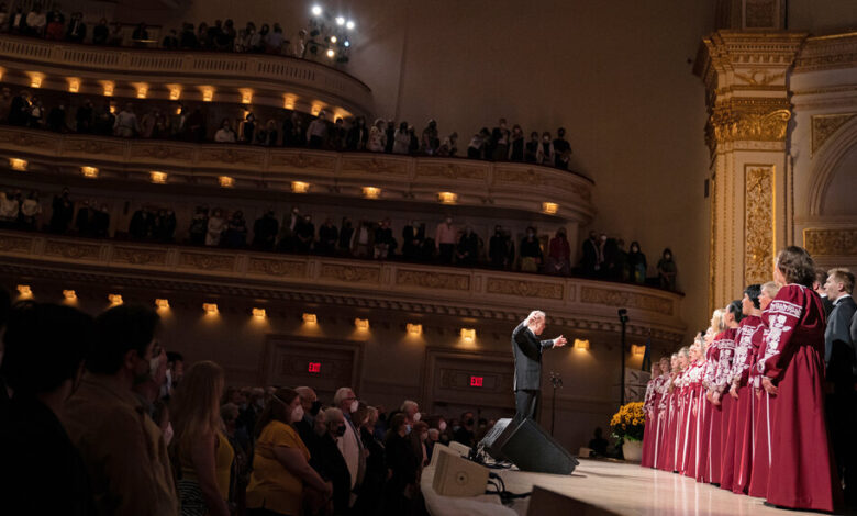 Carnegie Hall Musters Stars for a Benefit Concert for Ukraine