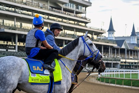 White Abarrio starts his first job since KY Derby started