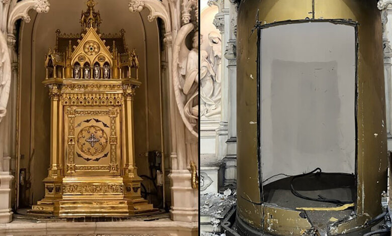 A $2 million tabernacle was stolen from a Brooklyn cathedral