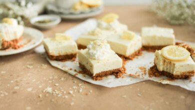 Meet the #1 best no-bake cardamom lemon slice recipe