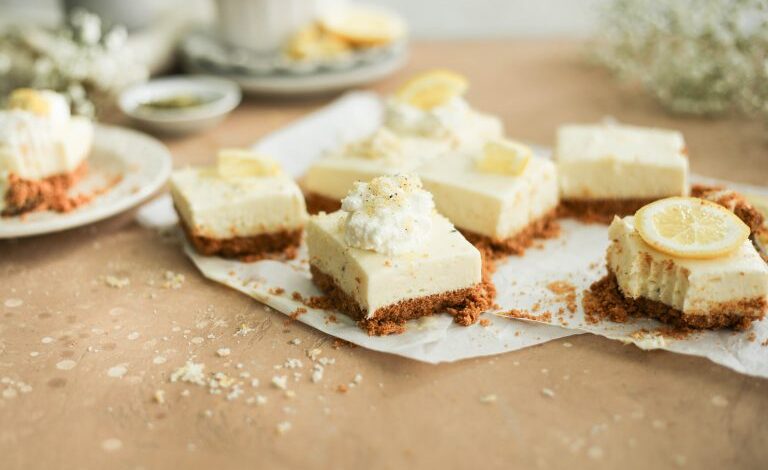 Meet the #1 best no-bake cardamom lemon slice recipe