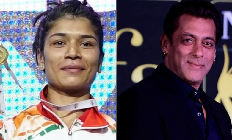 World boxing champion Nikhat Zareen mentioned Salman Khan in NDTV interview.  He responds