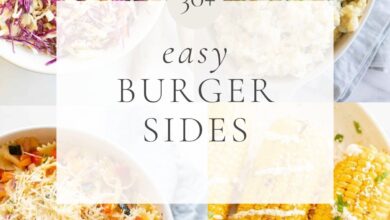 The BEST Burger Sides | Julie Blanner
