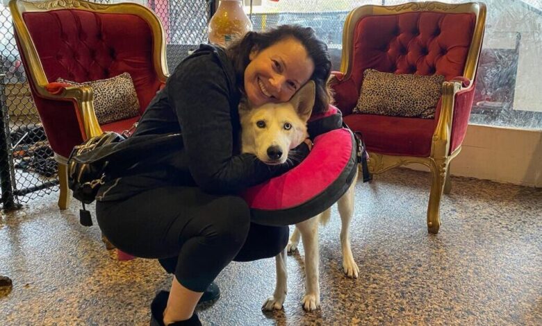 Fran Drescher's rescue dog helps her thrive despite sexual assault PTSD