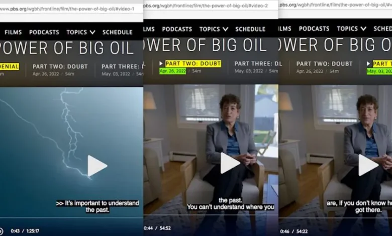 The Great Pit Naomi Oreskes in PBS Frontline's Part 3 "The Power of Big Oil" Train Wreck - Did It Float With That?