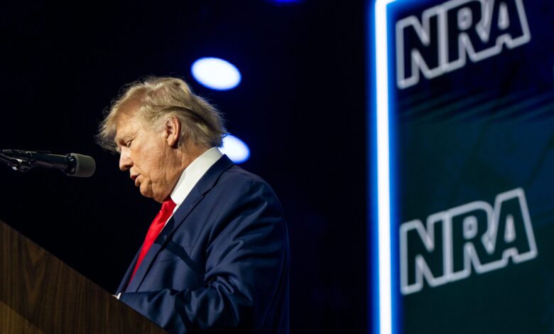 Trump focuses on school security and mental health in NRA speech