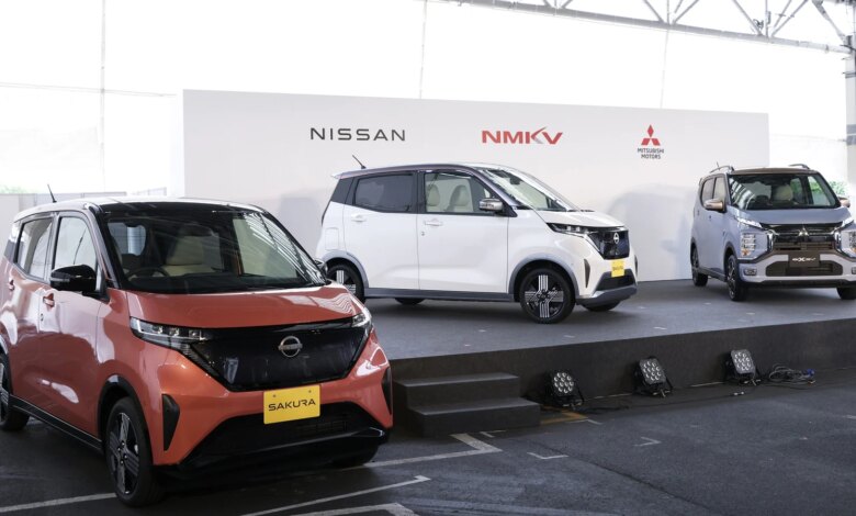 The $15,000 electric car was here and it was cute.  But only in Japan for now