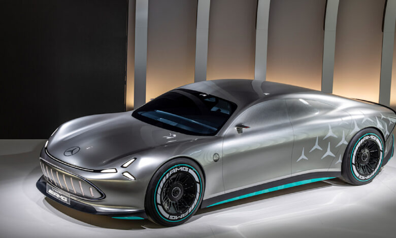 Mercedes Vision concept points the way to an all-electric AMG