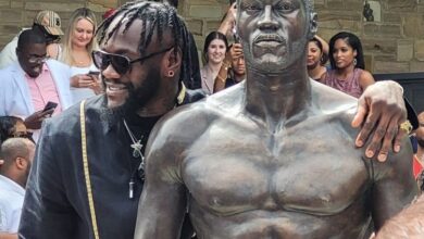 Deontay Wilder Statue Announced In Tuscaloosa As "Bronze Bomber" Claims He Will Keep Fighting