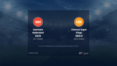 Sunrisers Hyderabad vs Chennai Super Kings Ball Live Score, IPL 2022 Cricket Live Score Of Today's Match On NDTV Sports