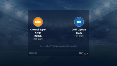 Chennai Super Kings vs Delhi Capitals live score update on match 55 T20 6 10