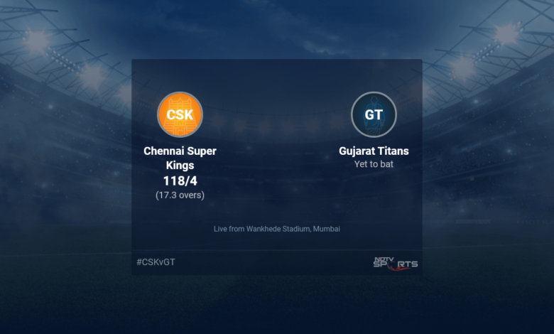Chennai Super Kings vs Gujarat Titans live score update via match 62 T20 16 20
