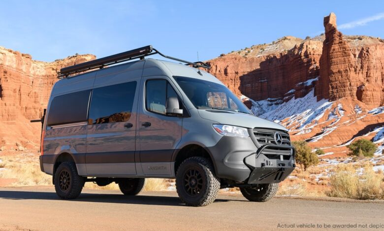 Win an eco-friendly Mercedes Sprinter 4x4 camping van