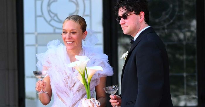 Chloë Sevigny's wedding dress is almost absolutely gorgeous