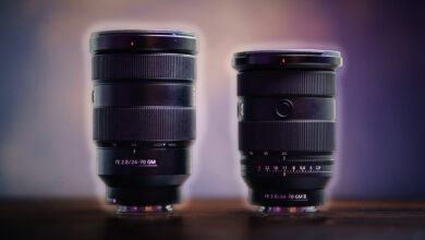 Are you using the wrong zoom lens?  Quick Look Sony 24-70mm f/2.8 GM V2