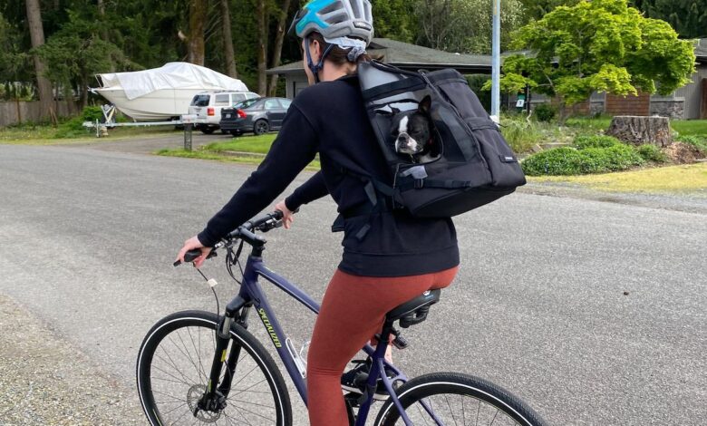 We reviewed the Timbuk2 Muttmover Dog Backpack and it was the winner