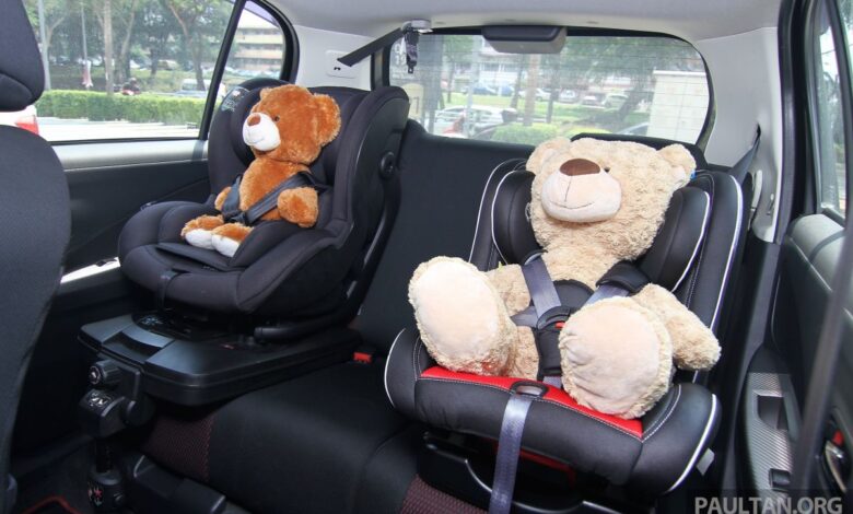 Thailand mandates child car seats from September 5 - including cheaper "special seats";  bring RM250 fine
