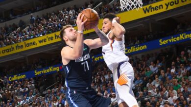 Luka Doncic, fueled by Phoenix Suns trash talk, leads Dallas Mavericks to first knockout win of his career
