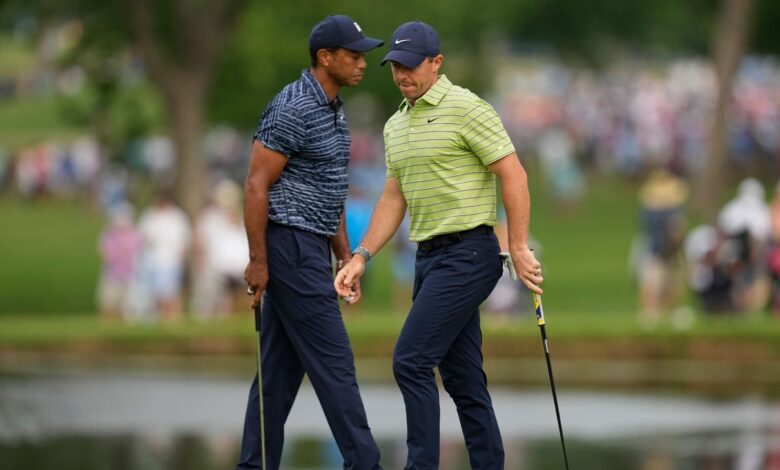 Tiger Woods and Rory McIlroy took another step towards opening the 2022 PGA Championship