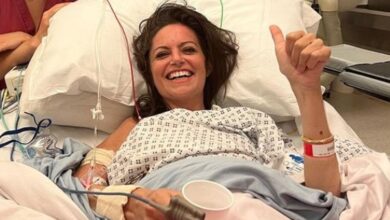 Podcaster Deborah James whose series You, Me and the Big C has documented her life with bowel cancer. Pic: Deborah James/bowelbabe Instagram