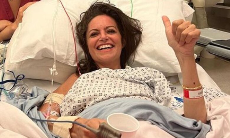 Podcaster Deborah James whose series You, Me and the Big C has documented her life with bowel cancer. Pic: Deborah James/bowelbabe Instagram