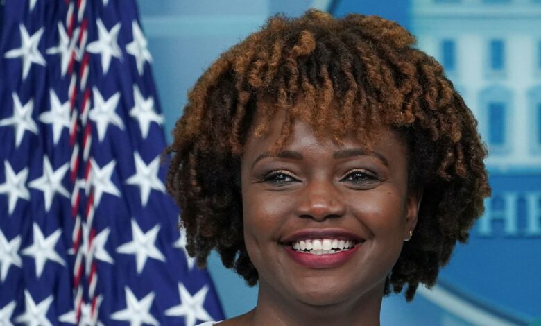 Karine Jean-Pierre has been named the next White House press secretary