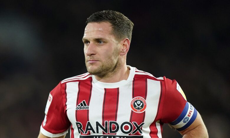 File photo dated 09-02-2022 of Sheffield United's Billy Sharp. Sheffield United have exercised a one-year extension on Billy Sharp's contract, which will keep him at the club until summer 2023. Issue date: Friday April 22, 2022.