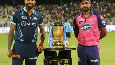 GT vs RR IPL Live Score, Qualifier 1: Buttler, Samson rebuild in PowerPlay after Dayal removes Jaiswal early