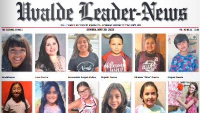 Front pages of Uvalde's local newspaper about darkness and lost lives: NPR