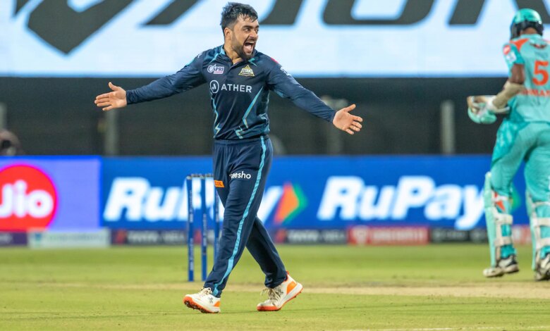 LSG vs GT, Indian Premier League 2022 - Rashid Khan's Four-Wicket Haul guides Gujarat Titans to playoffs, Spinner reaches T20 milestone
