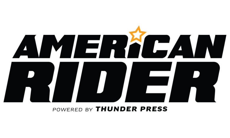 American Rider Powered by Thunder Press logo
