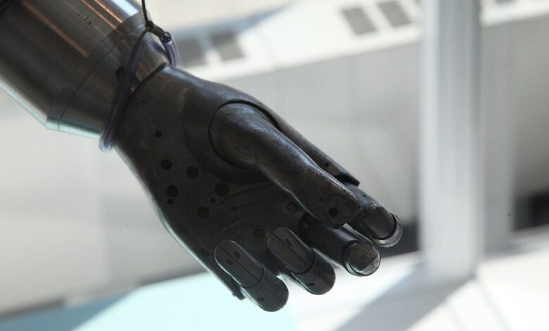 Adding touch sense improves robot arm control