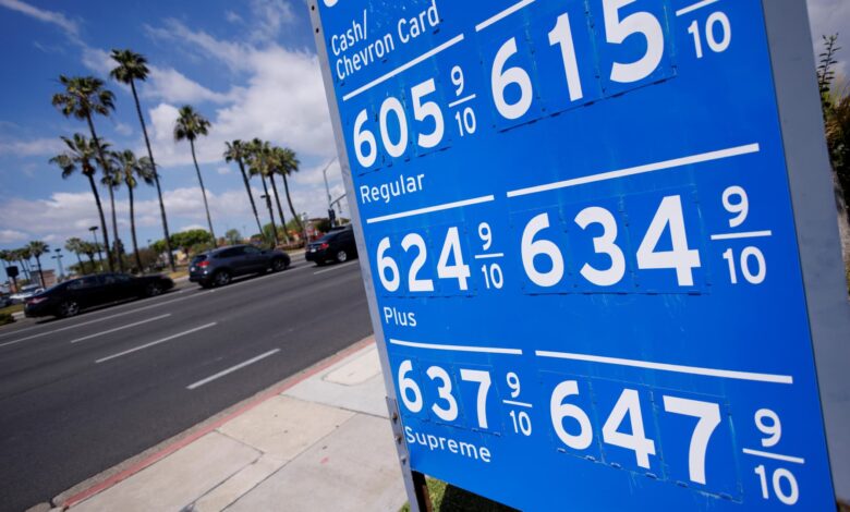 The more gasoline rises above $5, the greater the risk of recession
