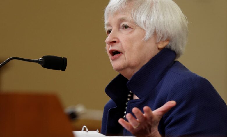 Finance Secretary Janet Yellen says recession is not 'inevitable'