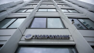 Too big to sanction?  A large Russian bank is still operating freely because it helps Europe get Russian gas