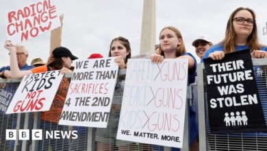 March For Our Lives: Tens of thousands of protests demand stricter US gun laws
