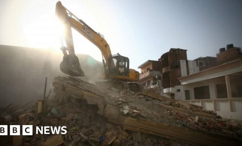 Nupur Sharma: Uttar Pradesh destroys Muslim homes after protests
