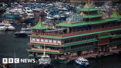 Watch: Hong Kong's iconic floating restaurant is pulled away