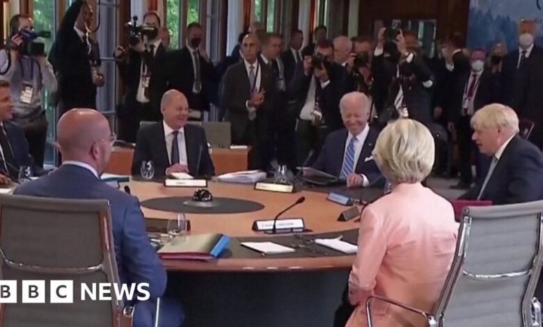'Show them our stuff' - G7 leaders mock Putin