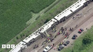 Train derailment: Three killed in Missouri after train collides with truck