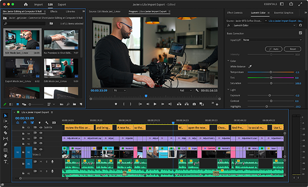 Adobe Premiere Pro update brings new workspace and proxy improvements
