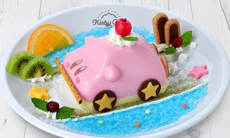 Random: You can eat real Kirby car wheels at Kirby cafe