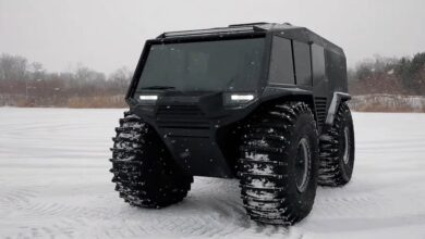 This all-terrain mini monster can move almost anywhere