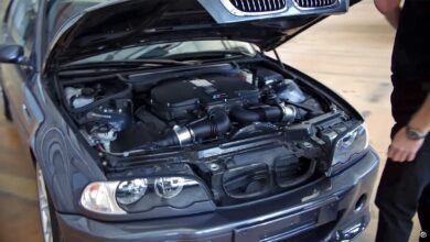 BMW reveals V8-powered E46 M3 in secret project CSL video