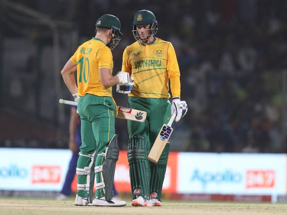 Miller, VD Dussen stun India as SA surpasses chase record