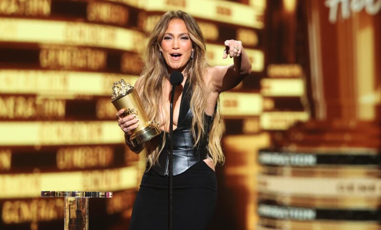 Jennifer Lopez honored with The Generation Award at the MTV Movie & TV Awards 2022