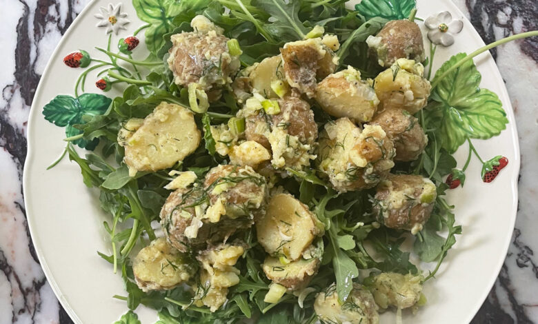 Healthy Potato Salad Recipe |  Wit & Delight