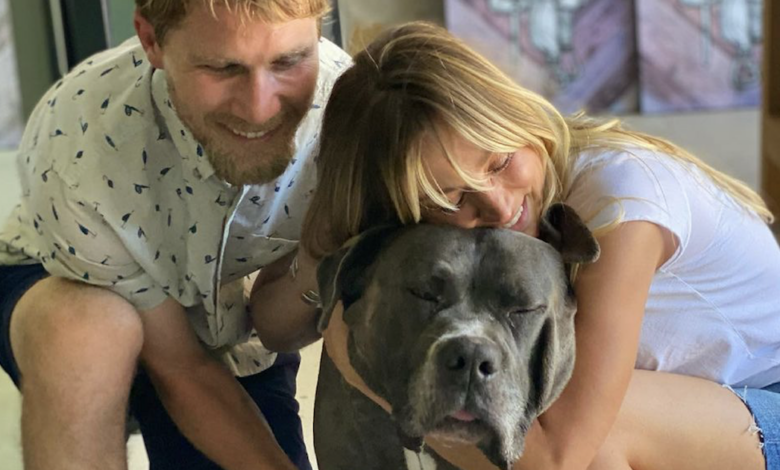 Kaley Cuoco Adopts Giant Elderly Dog After Losing Her Best Friend