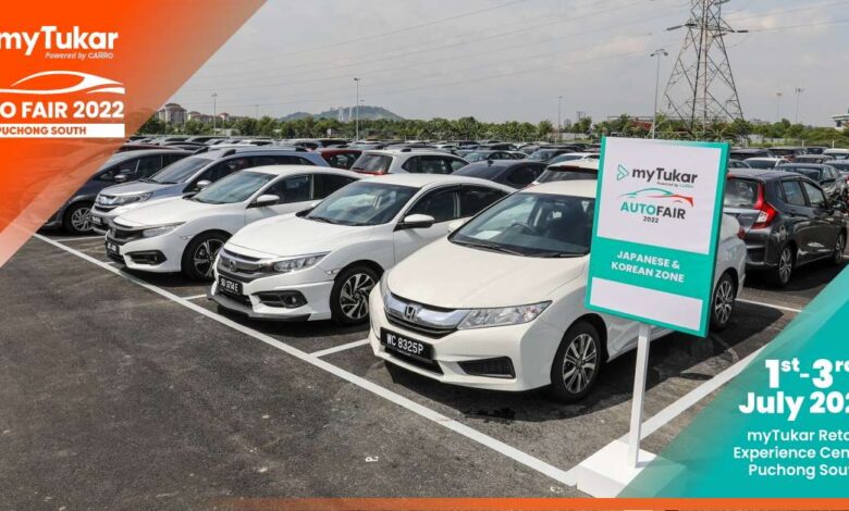 myTukar Auto Fair 2022 at Puchong South on July 1-3 - over 1,000 used cars, lots of deals and prizes!