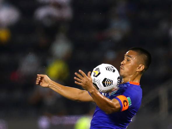 AFC Asian Cup qualifying: Chhetri double helps India beat Cambodia 2-0